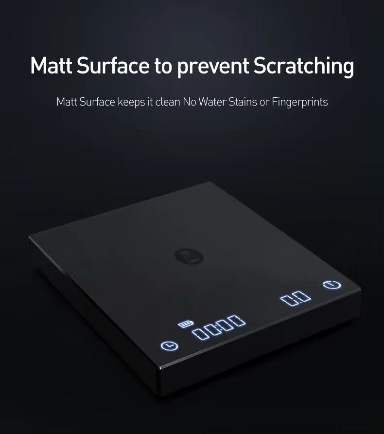 Цифровые кухонные весы с таймером для кофе