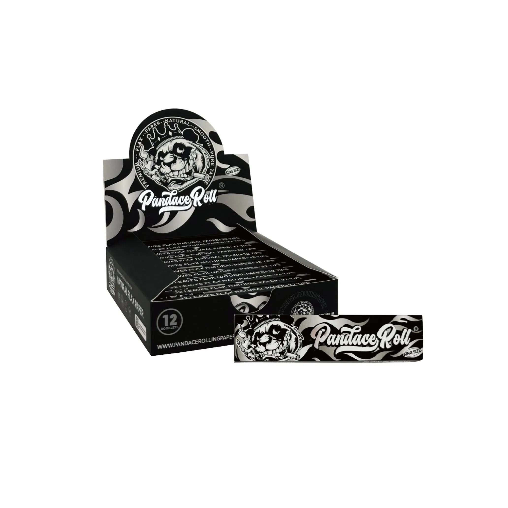 Premium Factory Direct Different Material Pandaceroll Booklets with Tips Paper Smoking Roll