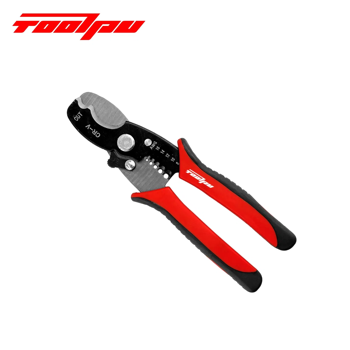 Клещи-стриппер из хромванадиевой стали Toolpu, 8 дюймов