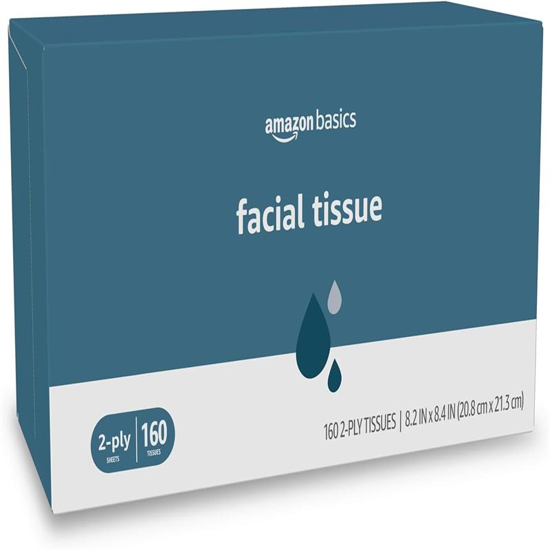 Disposable Facial Tissues: Home & Travel Use