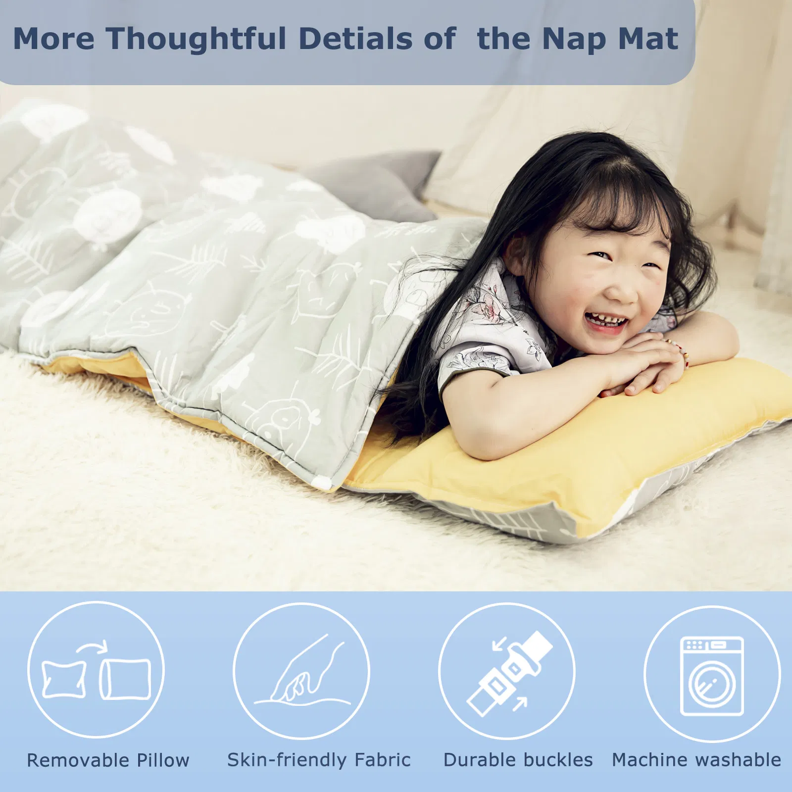 Baby Cotton Sleeping Bag Infant Daycare Nap Mats