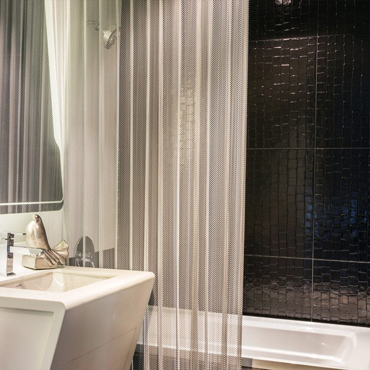 Decorative Metal Mesh Partitions for Architectural Interior Decoration