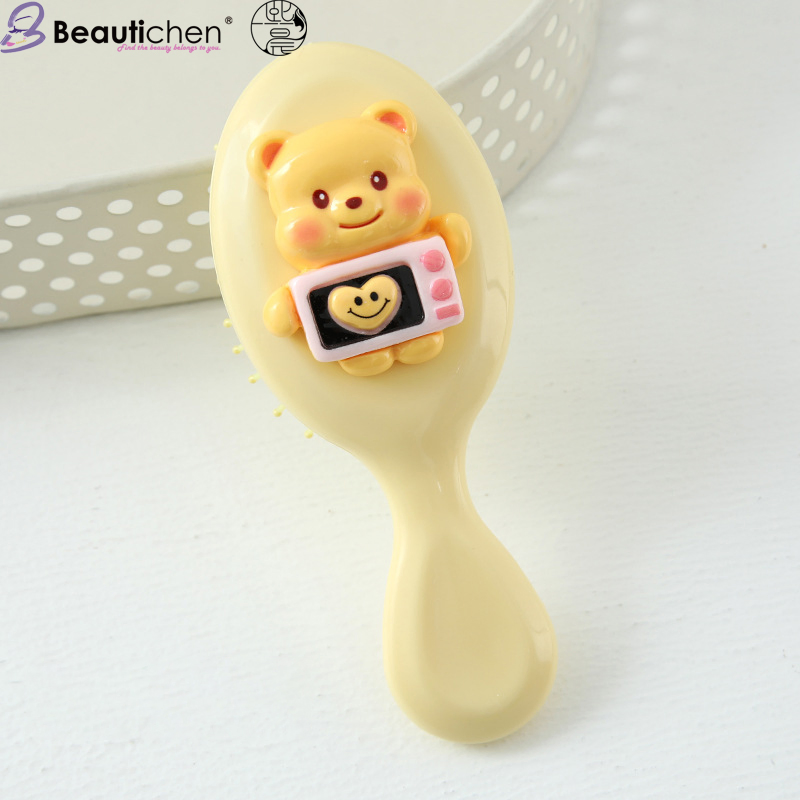 Мини-расческа-подушка с зеркалом Beautichen Honey Bear