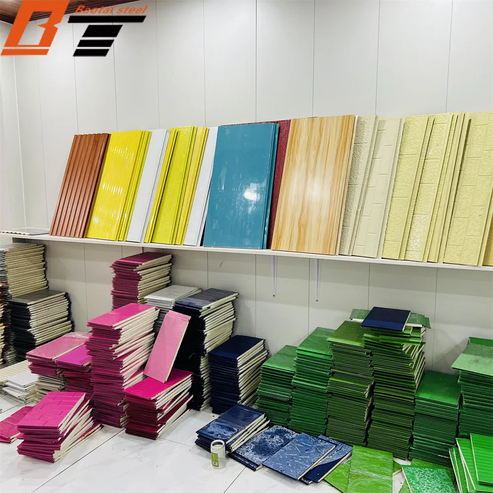 Factory Direct Supply PU Polyurethane Sandwich Panel, Insulated Sandwich Panel. EPS Rock Wool Sandwich Panel