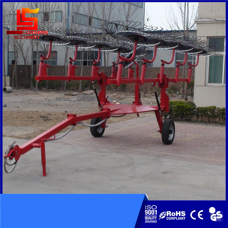 Ranch, Agricultural Straw Round Row Rotary Raker
