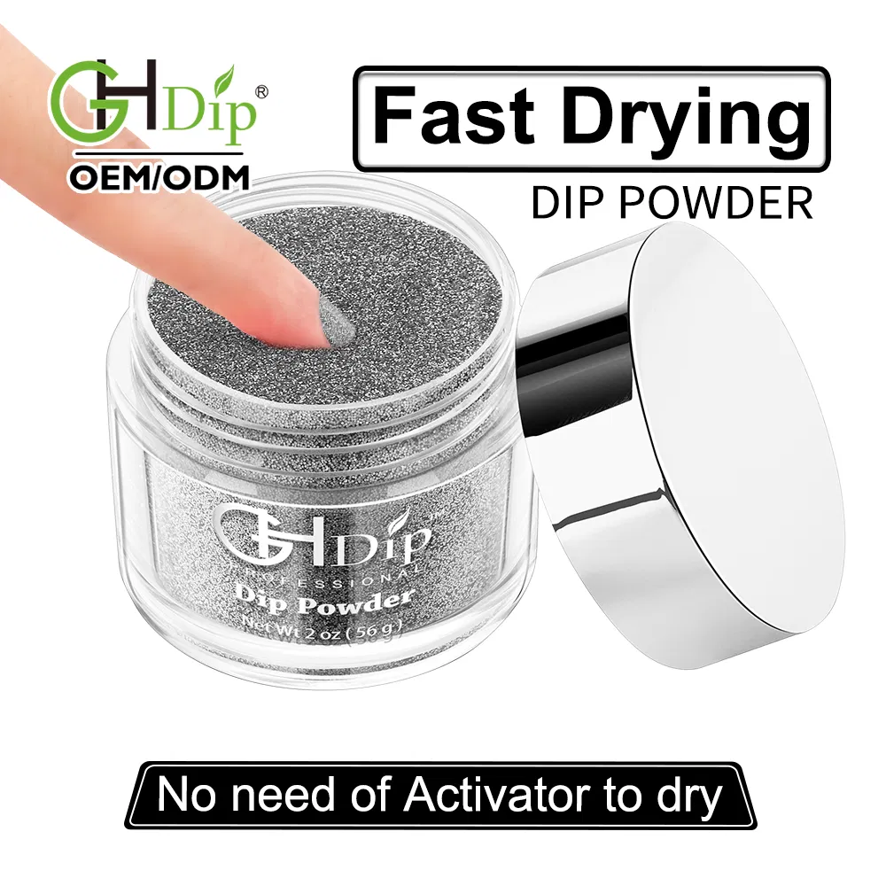 Shiny Glitter DIP Nails Fast Drying Dipping Powder 1000 Colors