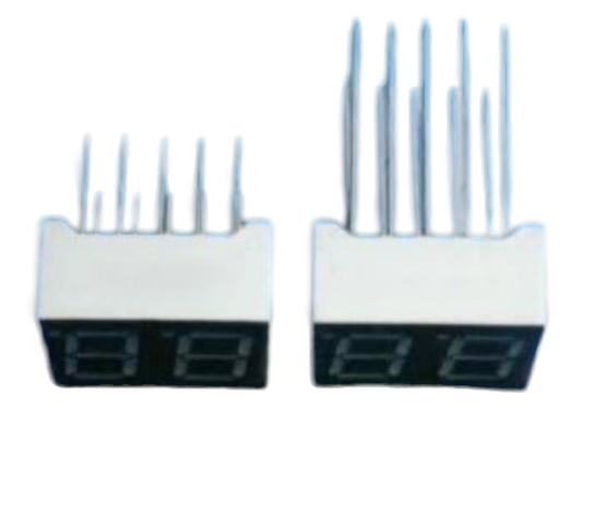 Bright Red 7-Segment LED Digital Display for Easy Viewing