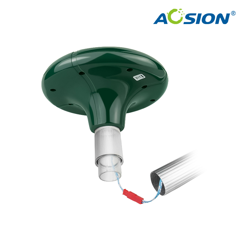 Sonic Mole Repeller for Garden Rodent Control with Solar Powered Lights