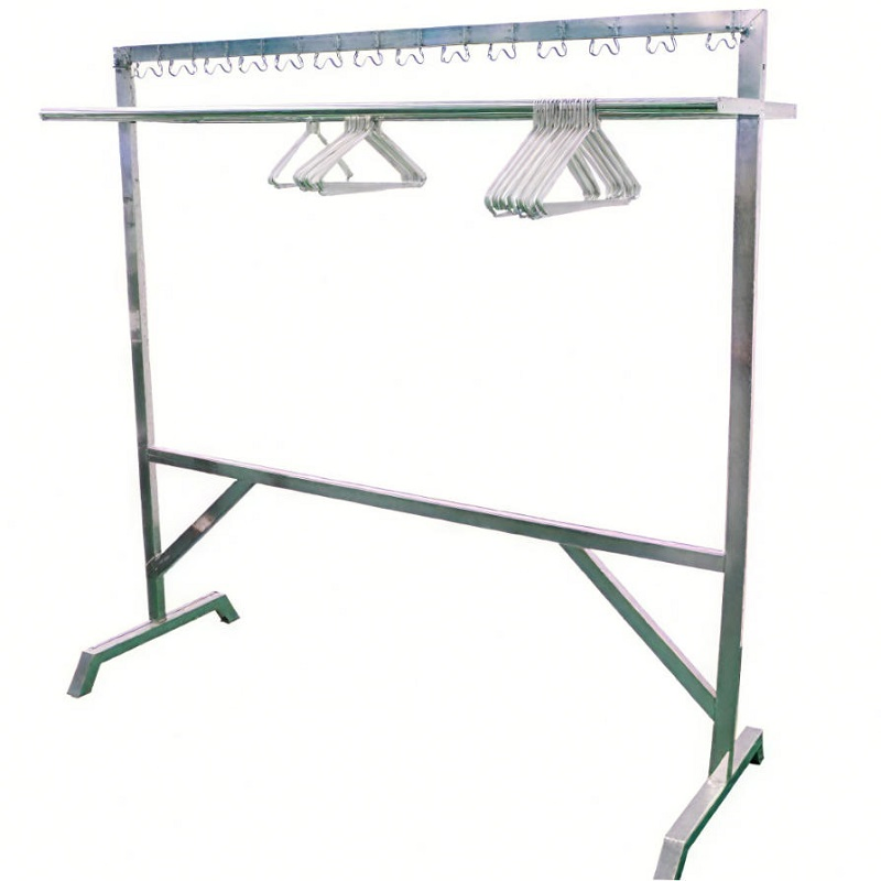 Durable Industrial-Grade Stainless Steel Multi-Functional Clothing Rack