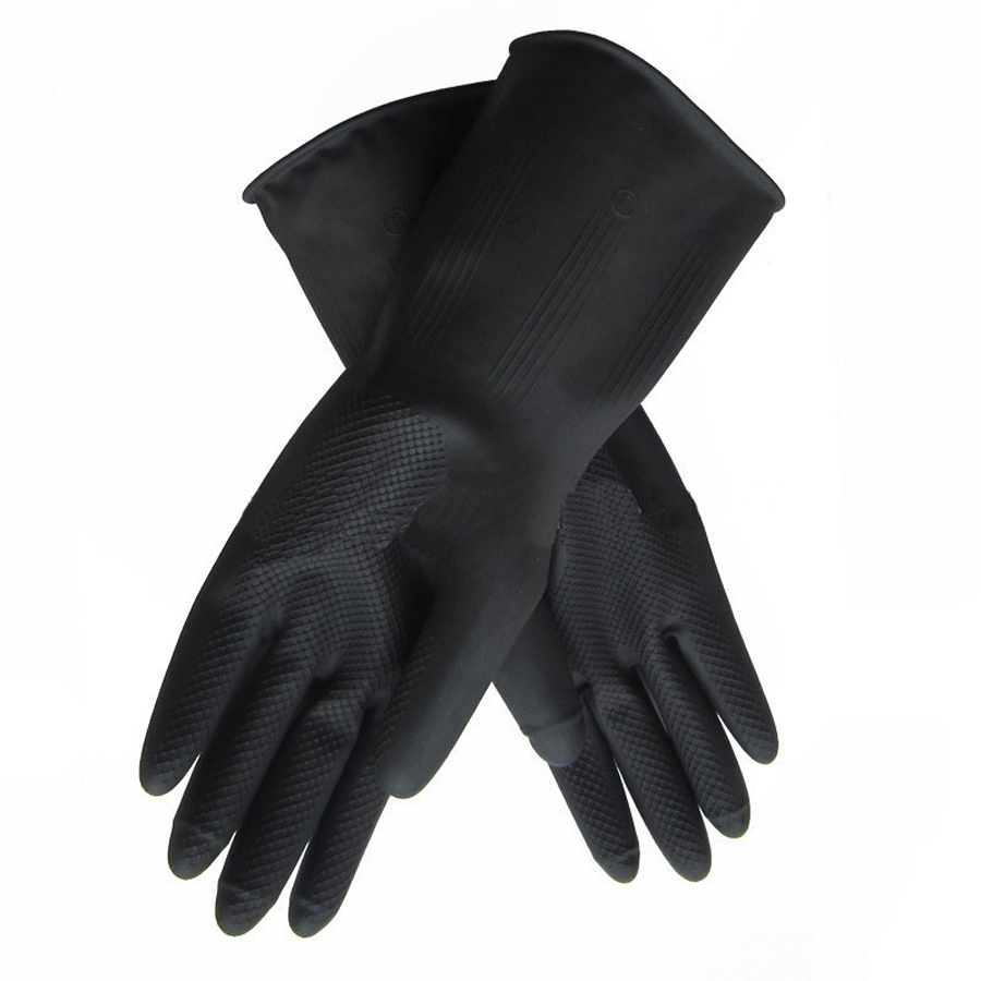 Medmount CE/ISO Approved Breathable Seamless Labor Work Latex Nitrile Industrial Gloves with Beaded/ Straight/ Wave Cuff