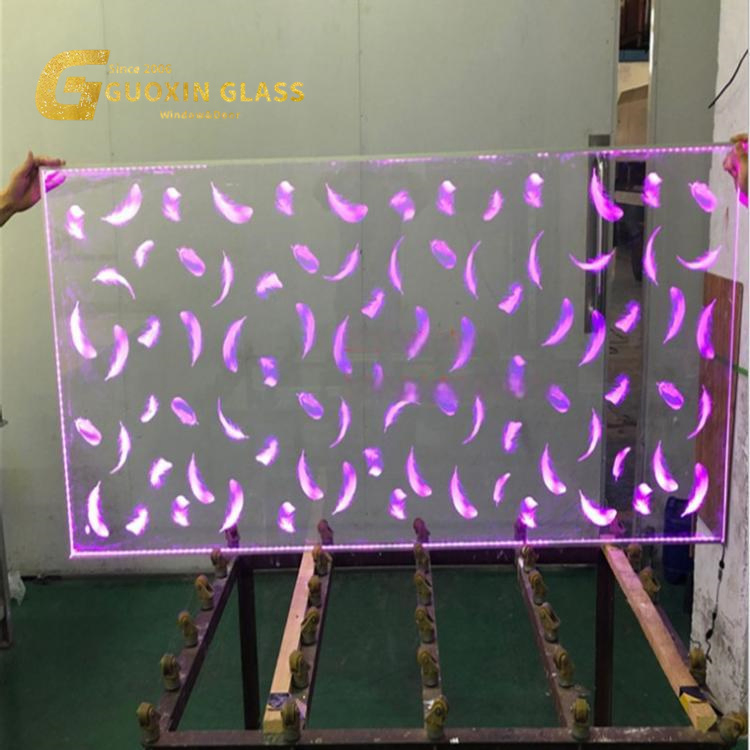 Premium 3D Laser Engraved Tempered Glass Plate for Parks