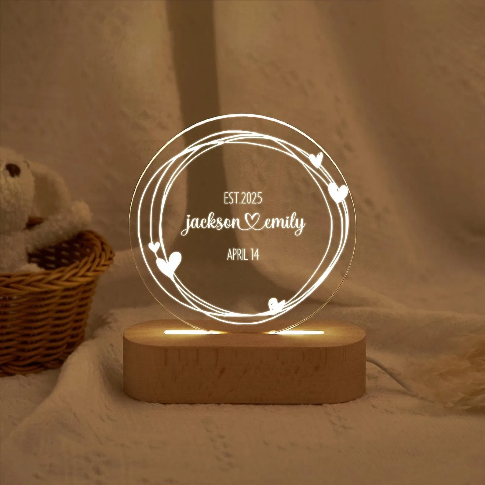 L-Type Clear Frame Supermarket Desktop Billboard Slide in Display Stand