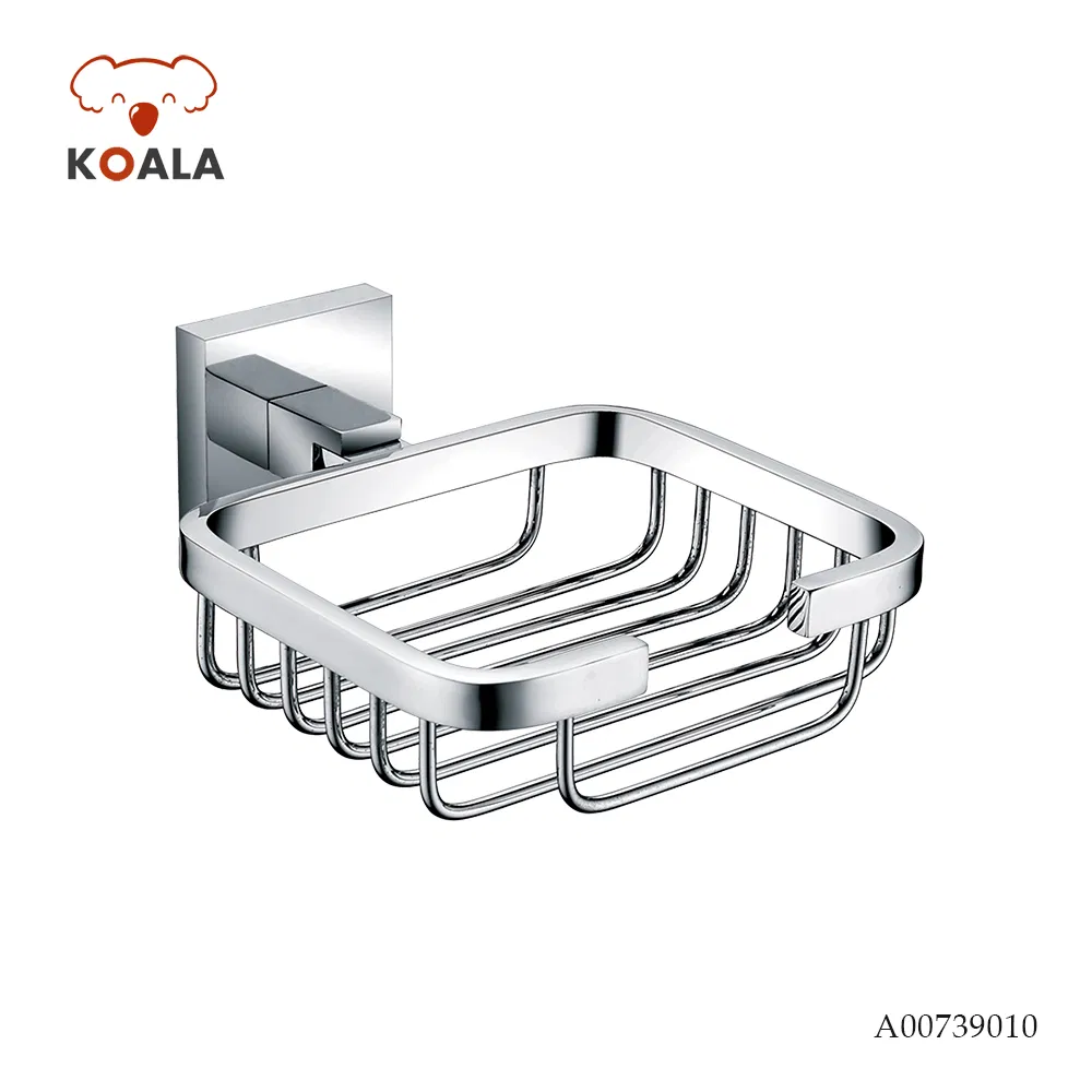 Мыльница настенная хром для ванной