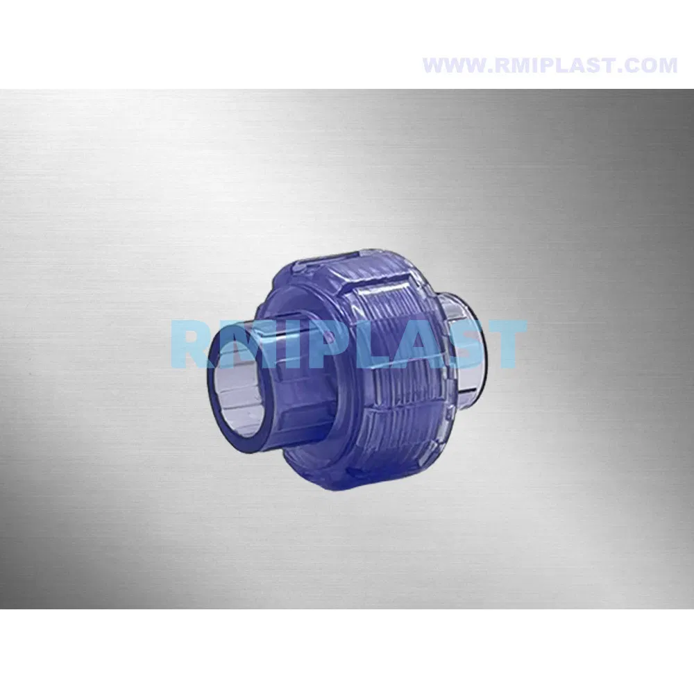 Clear UPVC Male Thread Coupler Clear PVC Male Coupling Plastic Male Threaded Adaptor by DIN Pn16 for Water Supply