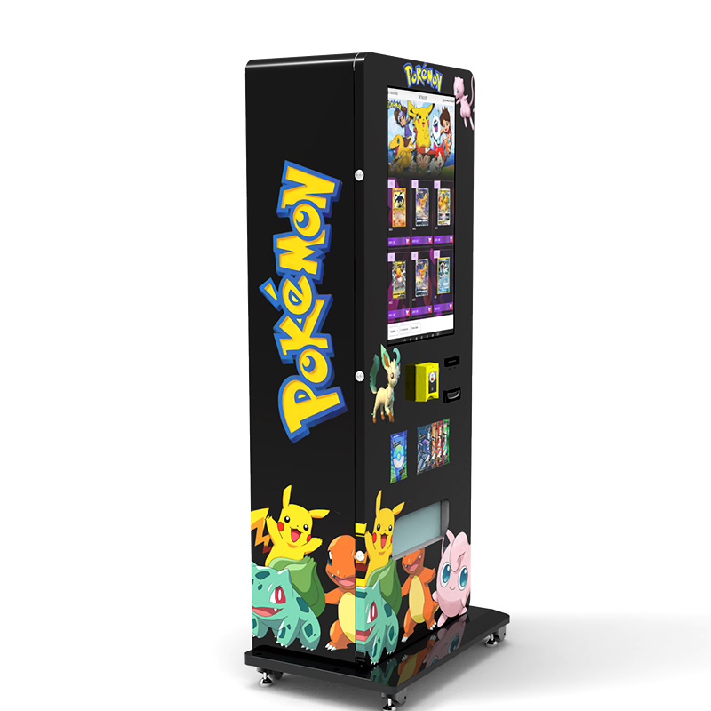 Pokemon Vending Machines for Retail Items Dispenser with Qr Code Payment