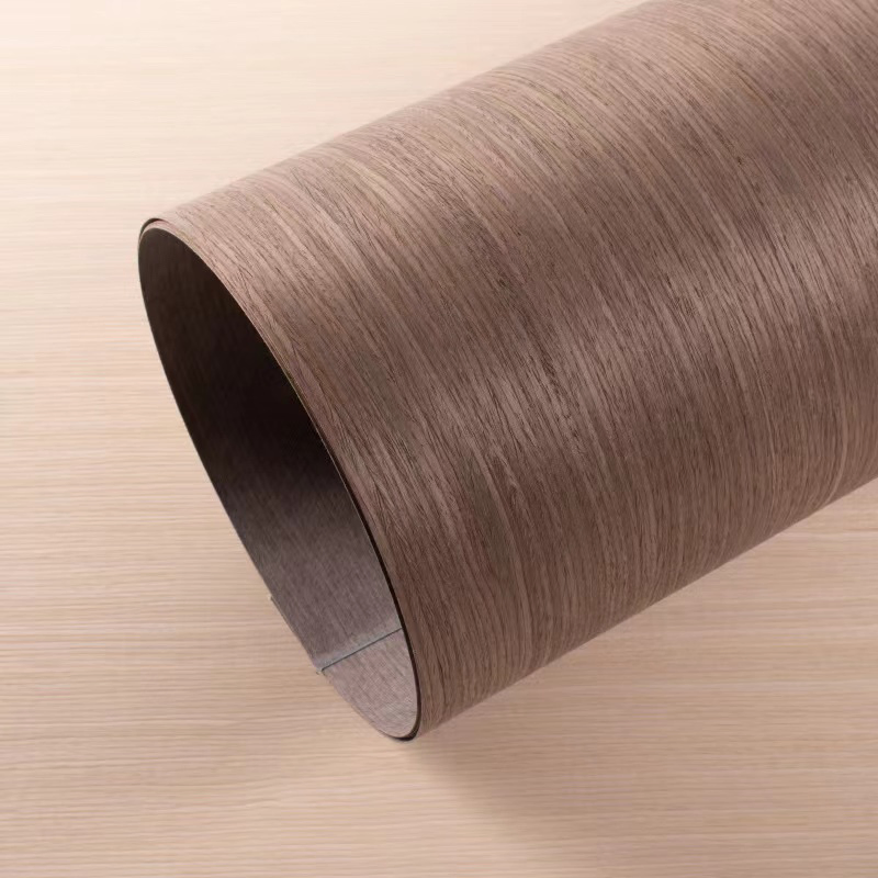 High End Atmospheric, Beautiful, Luxurious Smoked Oak Veneer, Used in The Furniture and Decoration Industry.