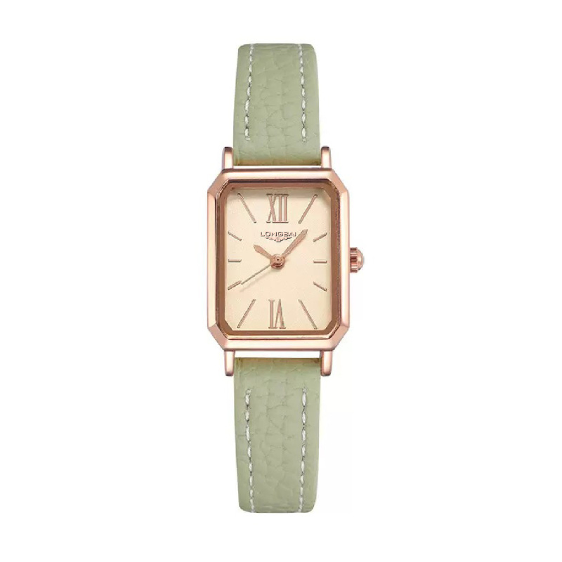 New Arrival Minimalist Niche Korean Retro Rectangular Women's Watch Waterproof Ladies Wristwatch