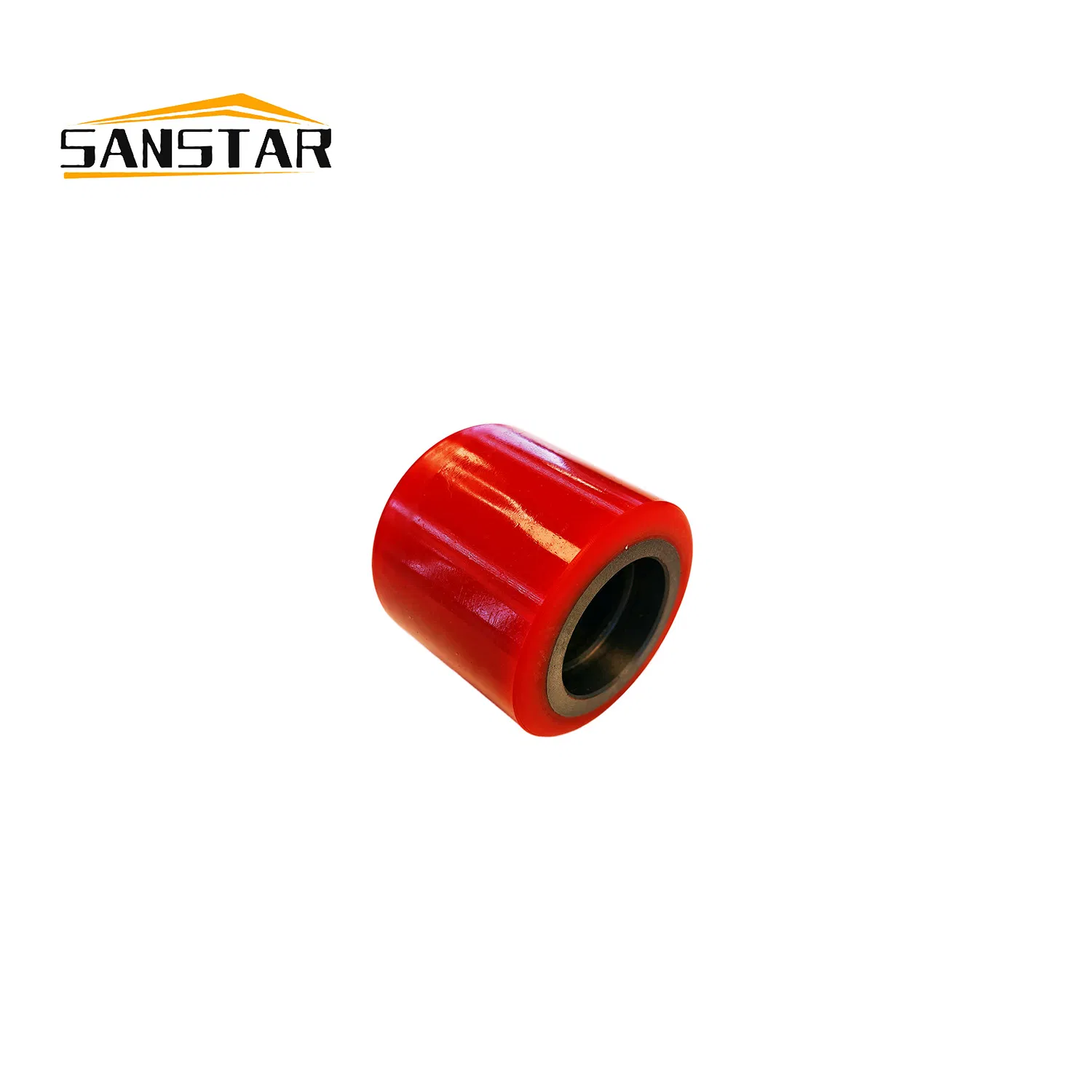 Solid Nylon Hand Pallet Truck Wheels 75X90 High Wear Resistance