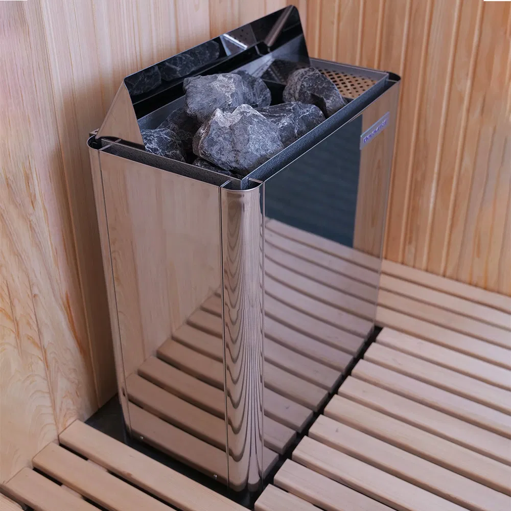 Обогреватель для сауны из нержавеющей стали с защитой от сухого хода