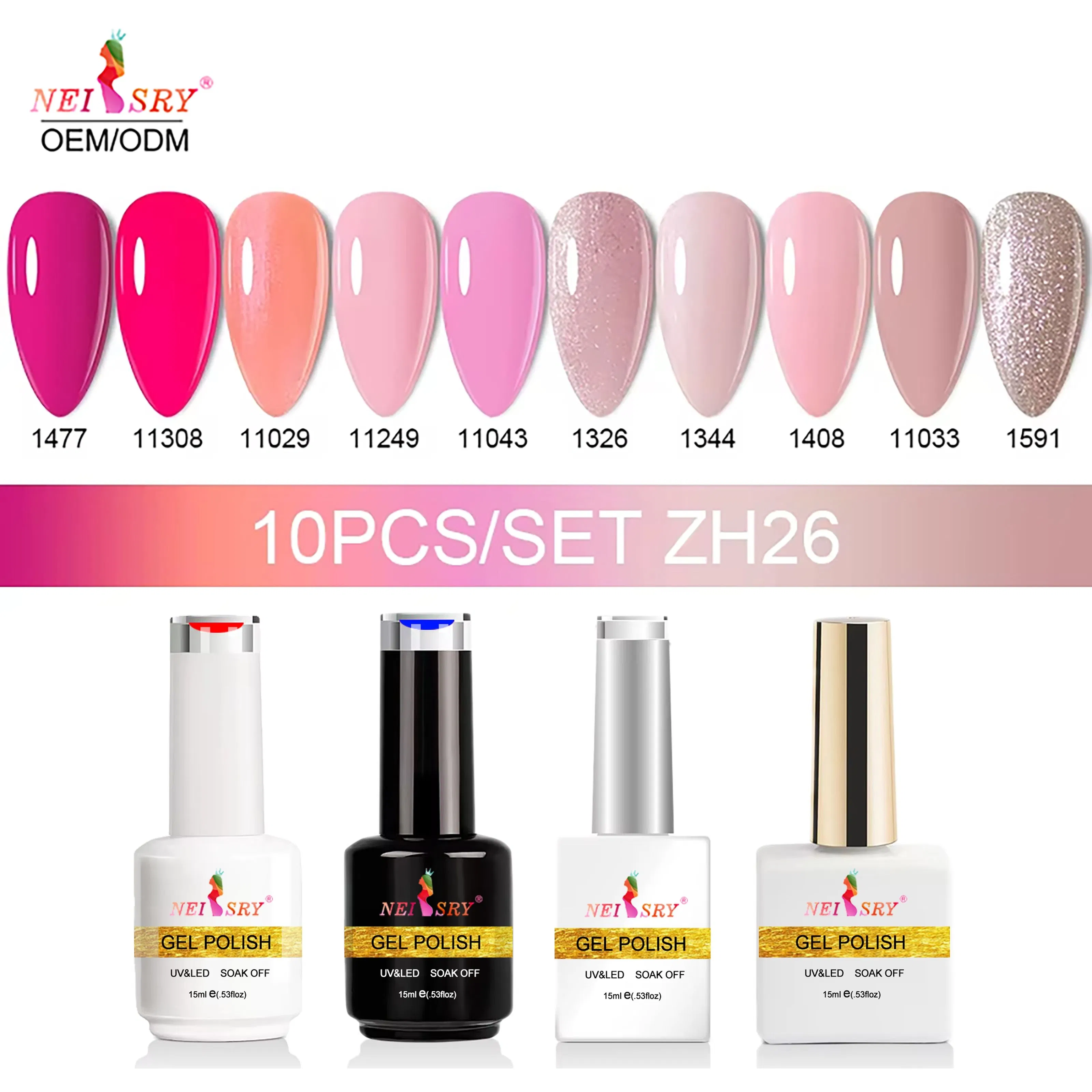 Natural Gel Polish Collection for a Healthy Nail Experience