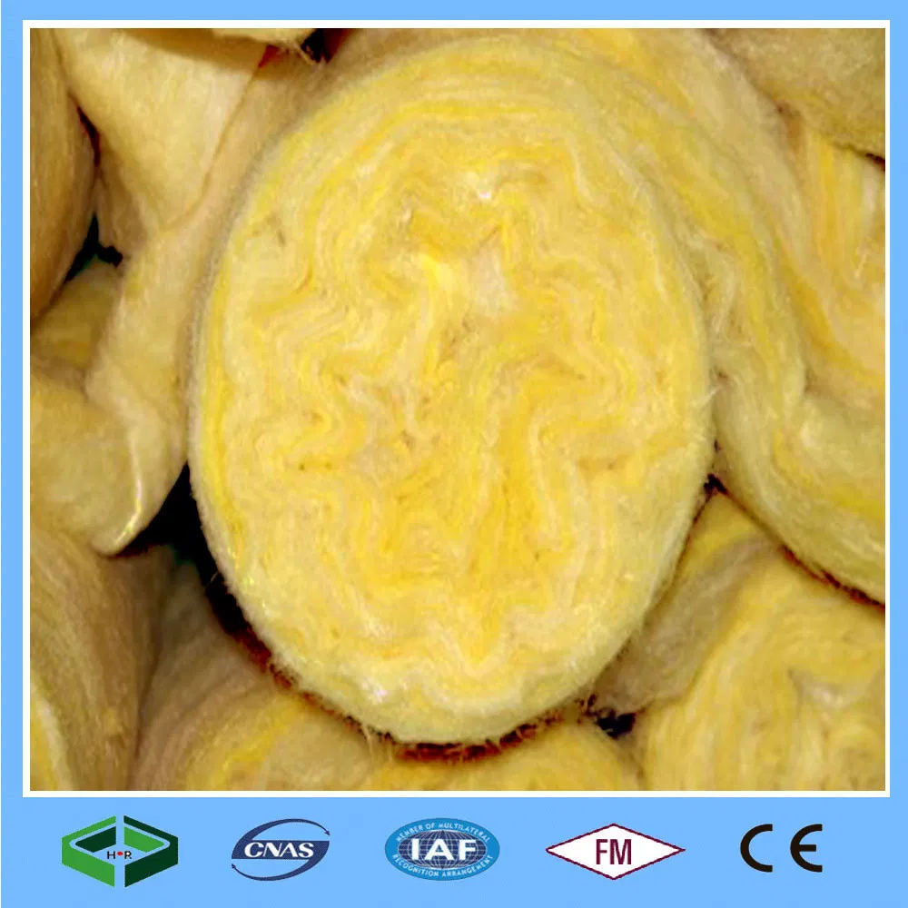 High Temperature Insulation Material Glasswool with Aluminium Foil Insulation for Soundproofing