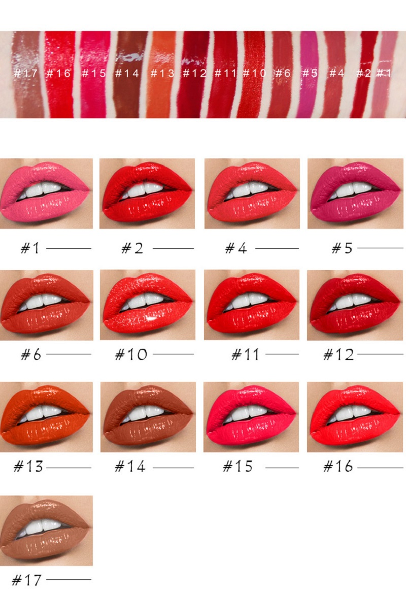 Liquid Lipstick, Natural Matte Waterproof Long Lasting Lip Cream Moisturizing Esg13555