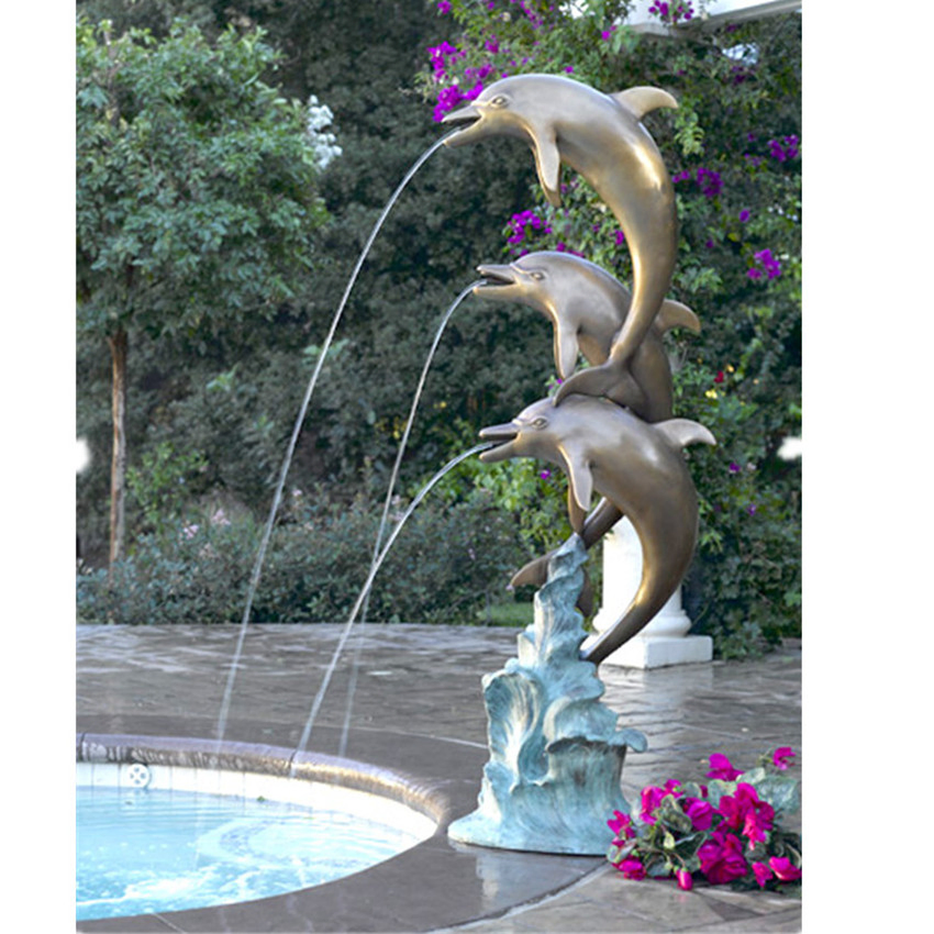 Bronze Sculpture Animal Fountain for Garden Decoration