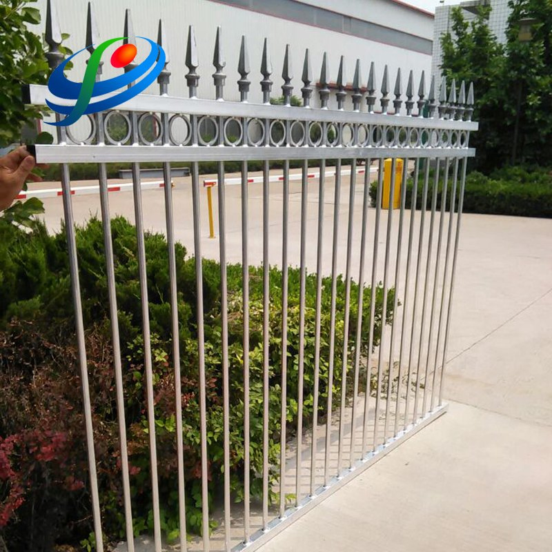 Outdoor Security Metal Steel Tubular Fence/ Wrought Iron Garrison Fencing