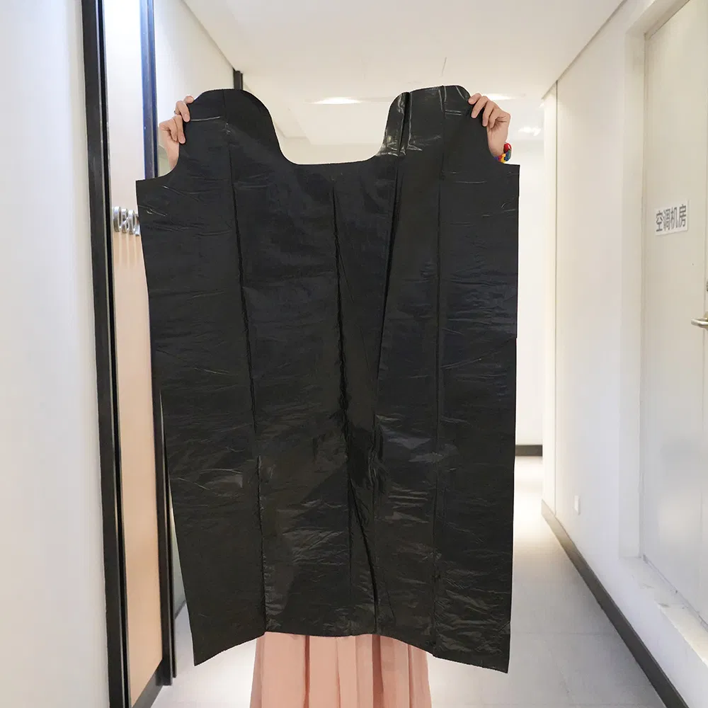 Manufacturer PLA PE LDPE HDPE Tear Resistant No Leak Recycled Heavy Duty Bolsas Plasticas Black Big Plastic Trash Garbage Bag