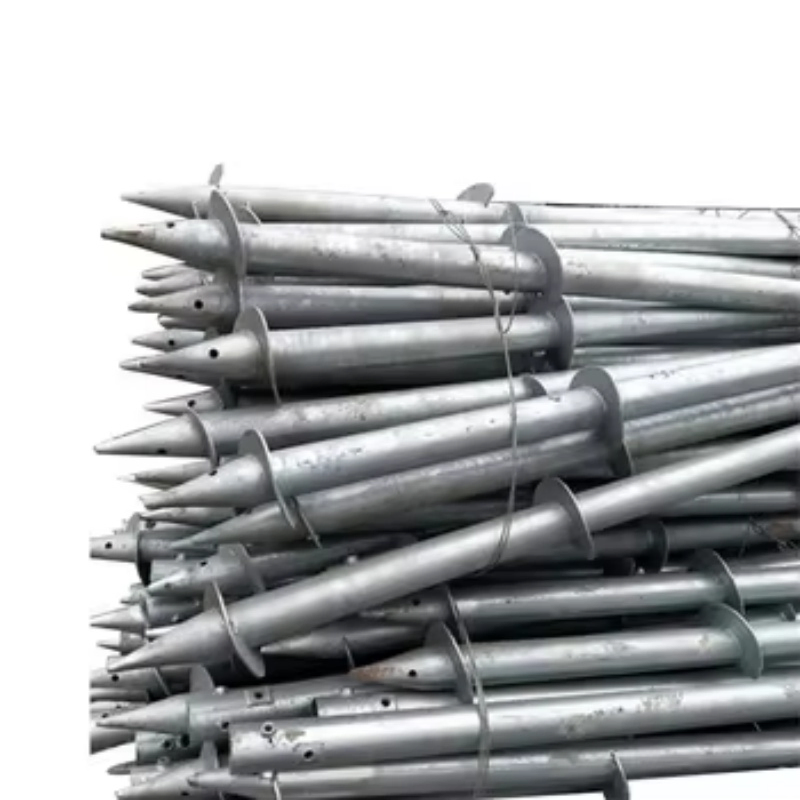 Solar Mounting System Q235 Hot DIP Galvanizing Ground Screw Pile