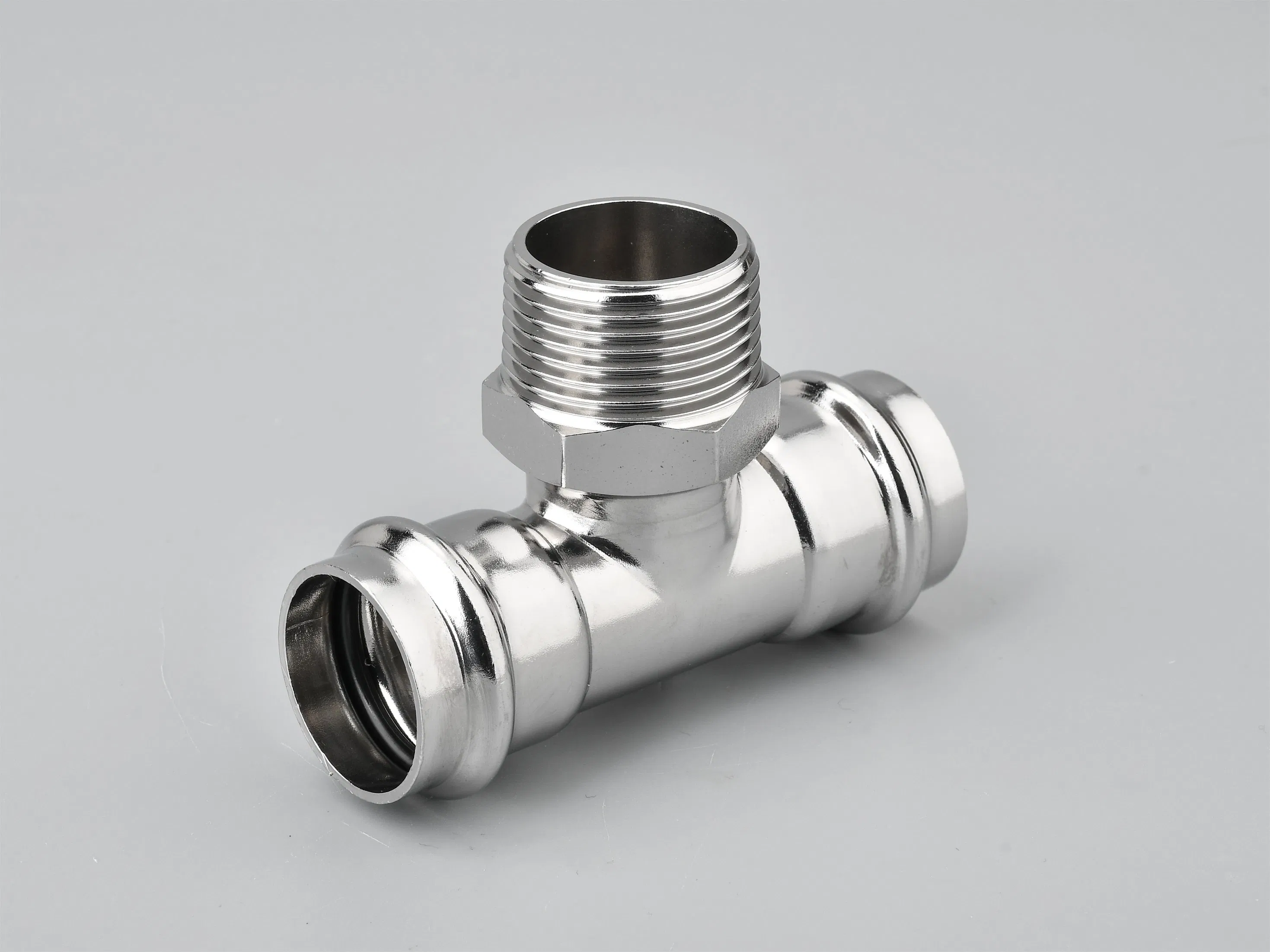 F304/316 Stainless Steel Press Fittings Reducing Cross