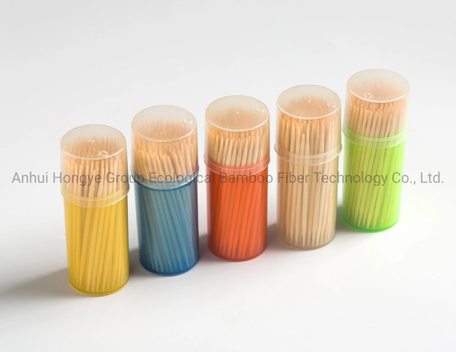 Бамбуковые зубочистки в индивидуальной упаковке