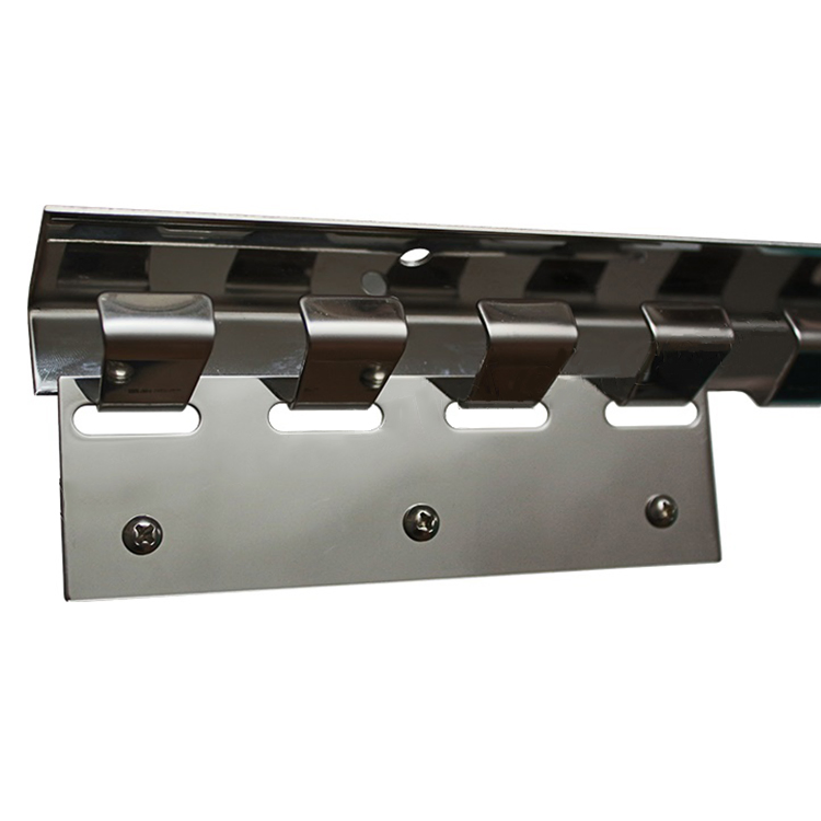 PVC Curtain Hanging Accessories Stainless Steel Curtain Rod