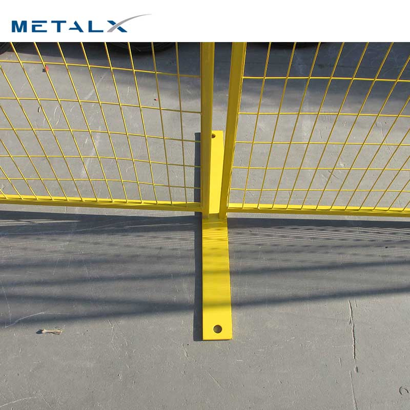 Removable Outdoor Portable Hot Dipped Galvanized Steel Welded Wire Mesh 6X10FT Ca Temp Fence Panels Event Construction Site Canada Temporary Fence with Gate