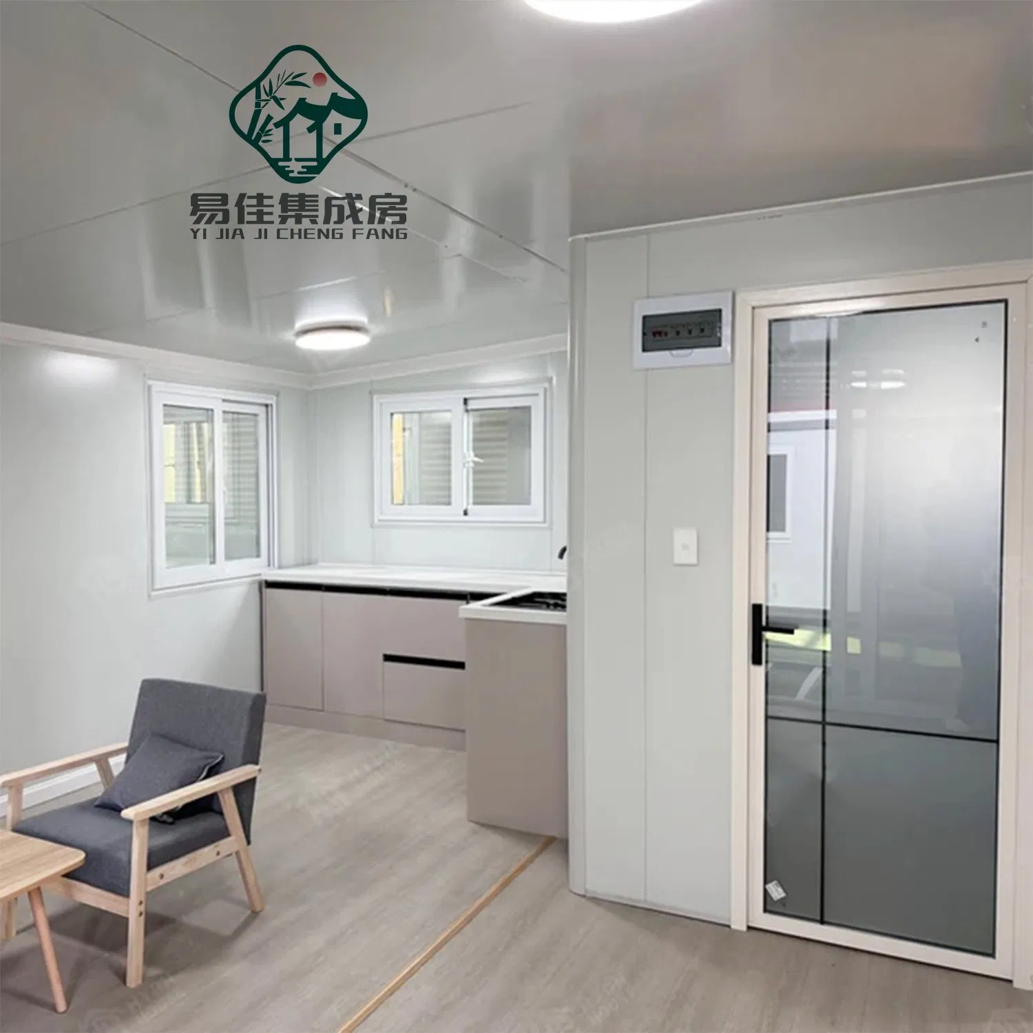 Steel Structure Modern 20 Foot Container Prefabricated Luxury Expandable 2-Bedroom Residence