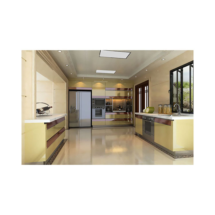 Kdsbuilding Villa Kitchen Ready to Assemble Modern Large Style Complete Kitchen Cabinet