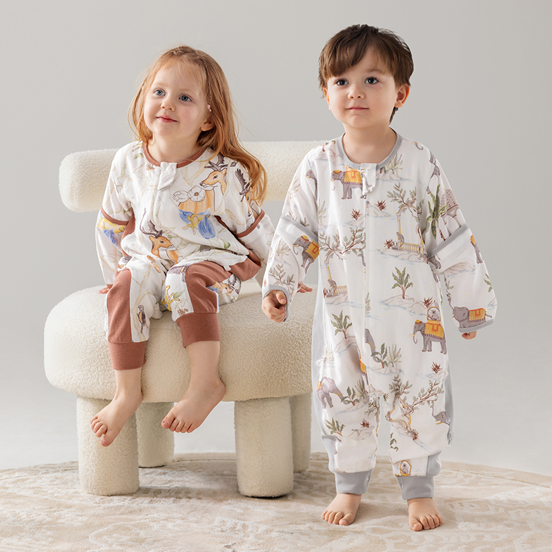 Baby Sleep Sack 1.0 Tog Mulberry Silk Bamboo Cotton Toddler Sleeping Bag