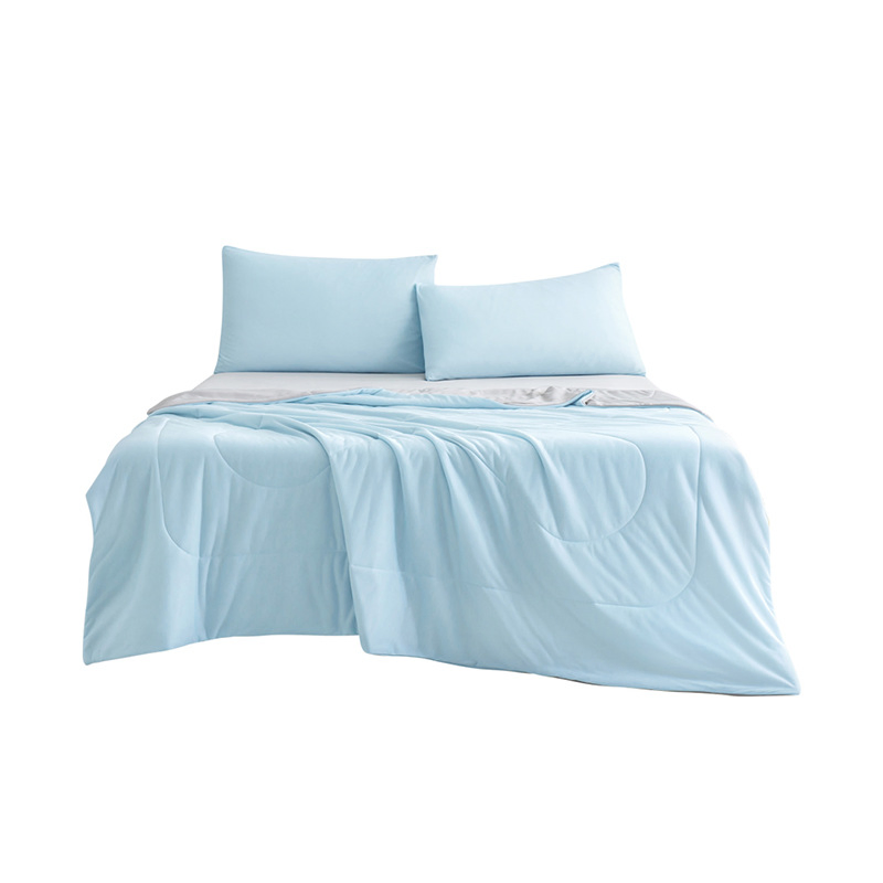 Customizable Solid Color Cooling Stretch Fabric for Summer Bedding