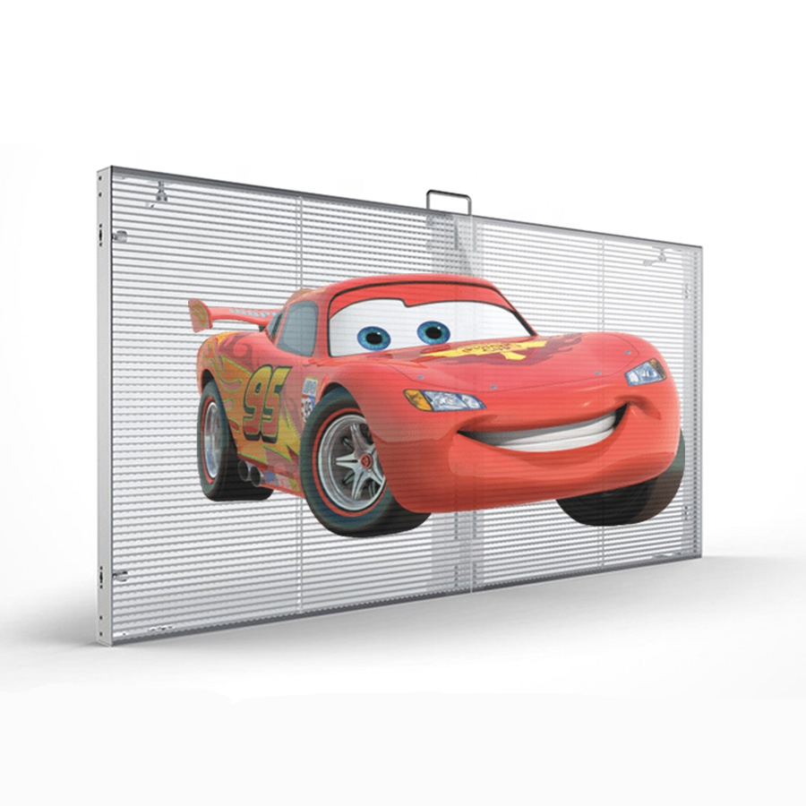 Transparente Display Screen High Transparency 3.91mm Glass Window Transparent LED Screens for Outdoor Advertisement