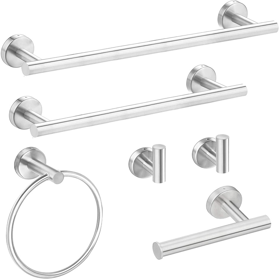 Hotel Gold Bath Fittings Rack Hook Stainless Steel Furniture Bathroom Hardware Accessories