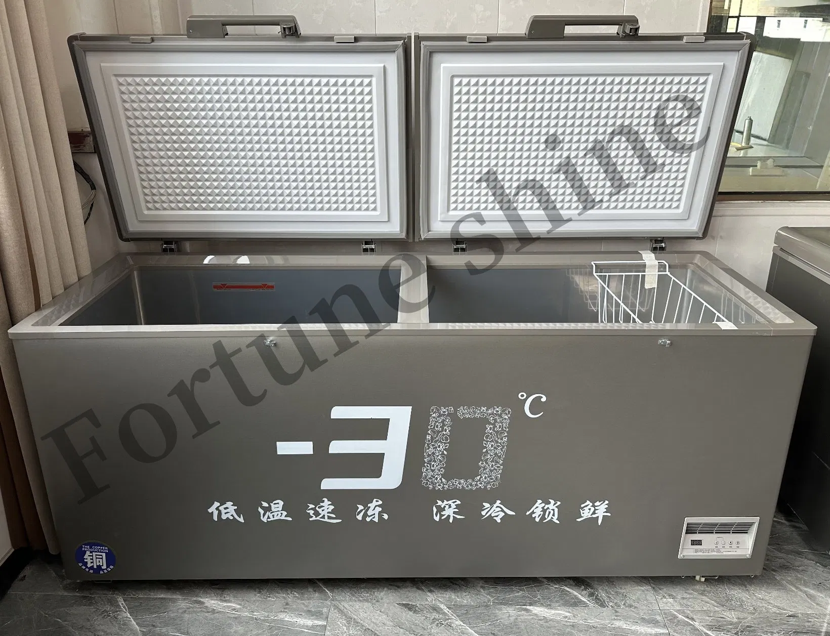 Commercial Refrigerator Chest Freezer Horizontal Deep Freezer with Foaming Door