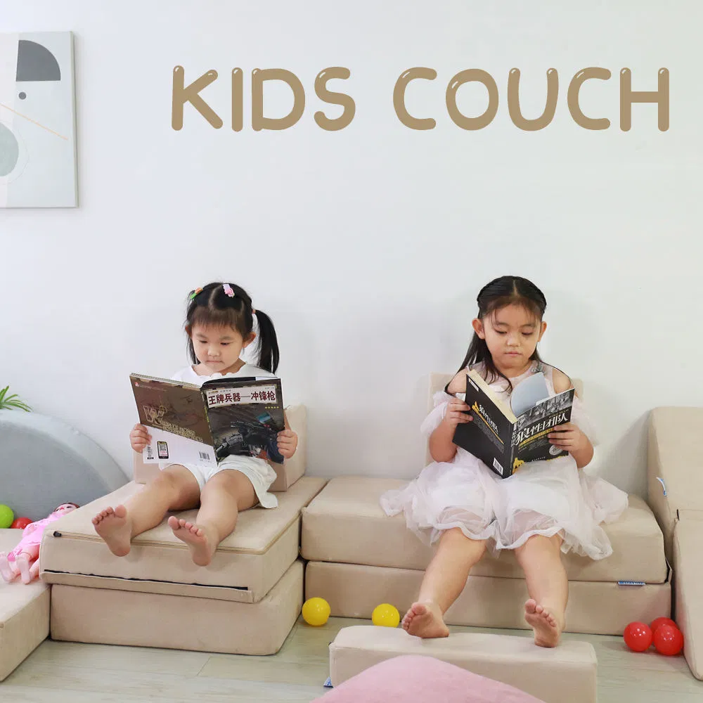 Foldable Foam Play Cushion Mats Kids Corner Room Couches Luxury Couch