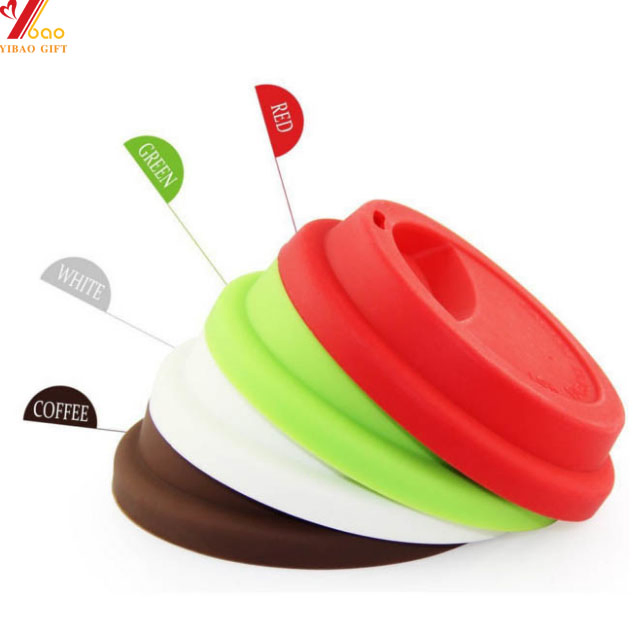 FDA Custom 85-95 mm Colorful Silicone Cup Lid Mug