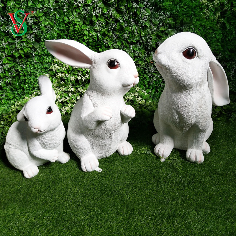 LED 3D Fiberglass Swan Small Animals Lights for Home Decoration