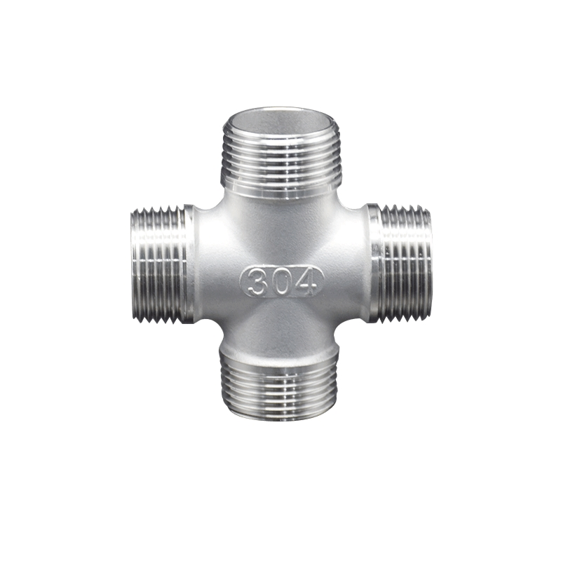 Premium DN80 Stainless Steel SS304 Female Thread Cross Pipe Fittings