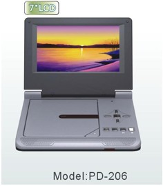 Портативный VCD/DVD-плеер OS-PD206