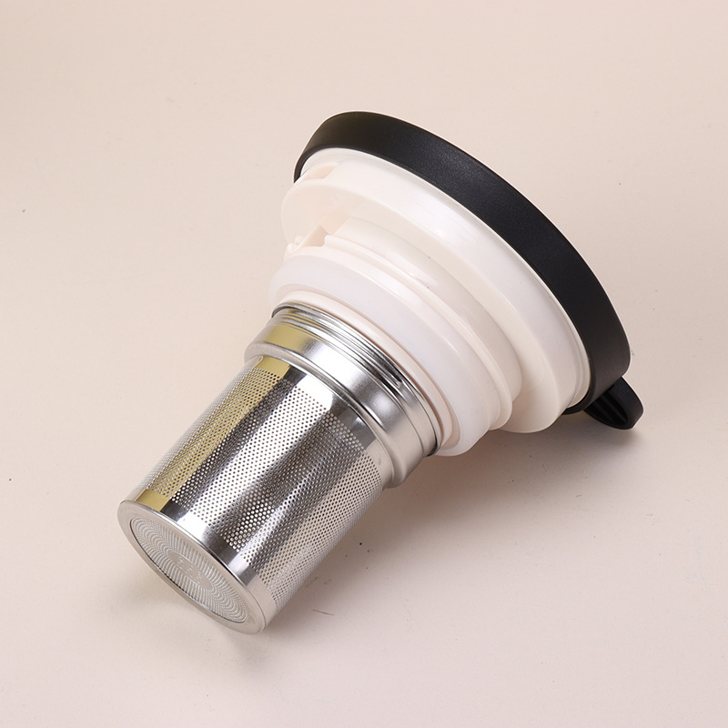 Double Layer Coffee Pot Stainless Steel Thermal Kettle with Press Lid