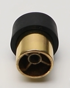 Mdmp-158g Die-Cast Zinc Door Stop, Satin Gold Finish
