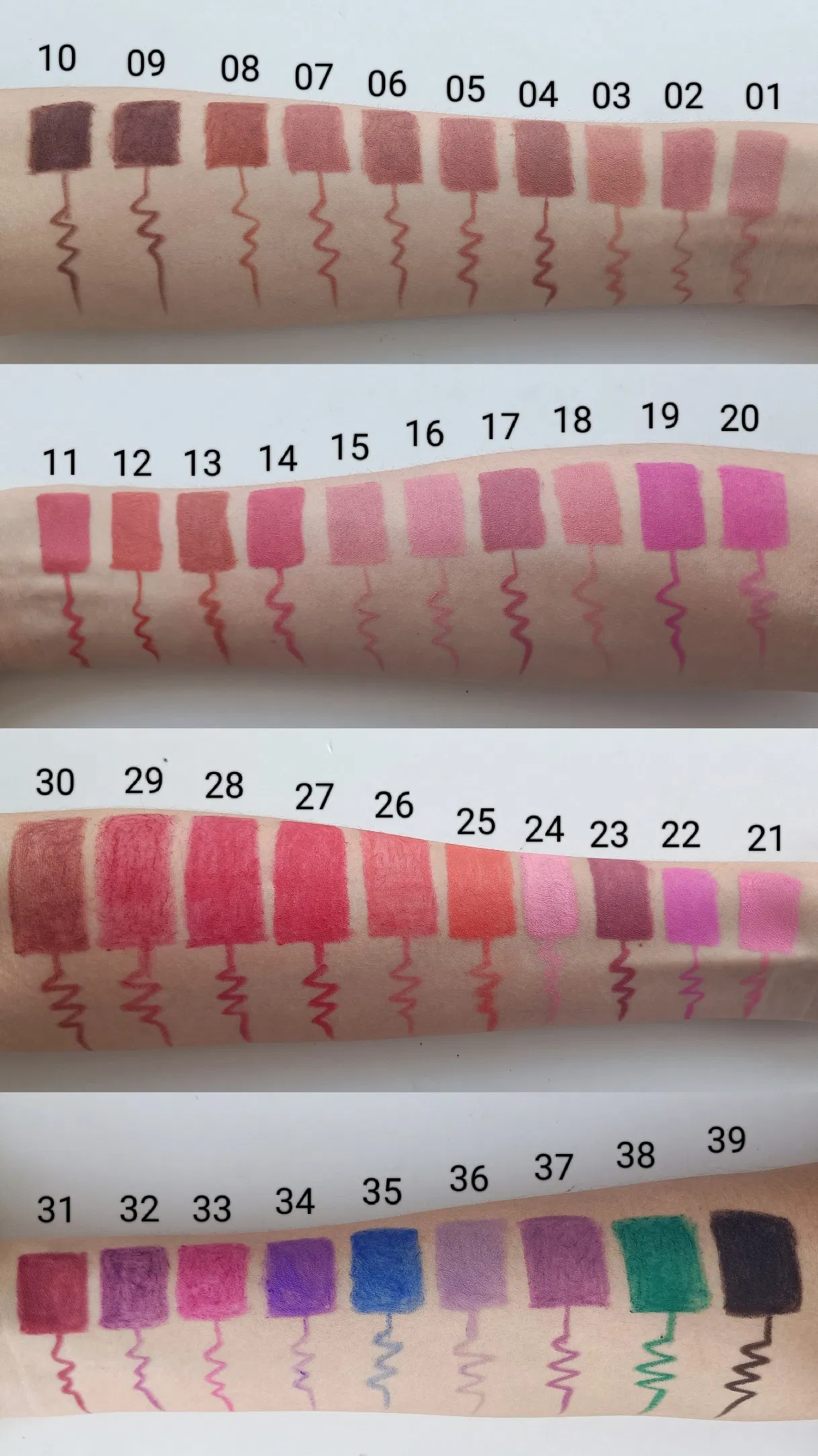 Wholesale Custom Vegan Waterproof Automatic Rotation Private Label Lip Pencil