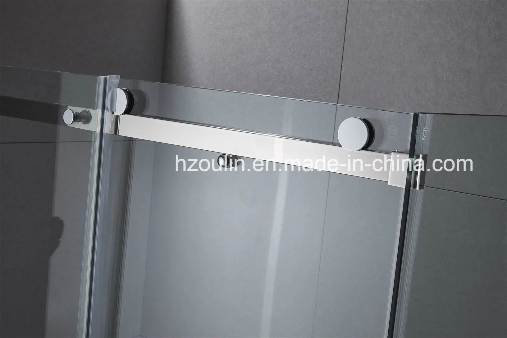 New Design Tempered Glass Bathroom Shower Enclosure with Rollers